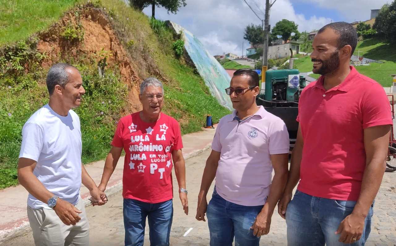 Camacã: As obras da Ciclovia começaram a receber camada asfáltica